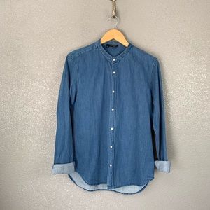 The Kooples men’s button down denim shirt medium